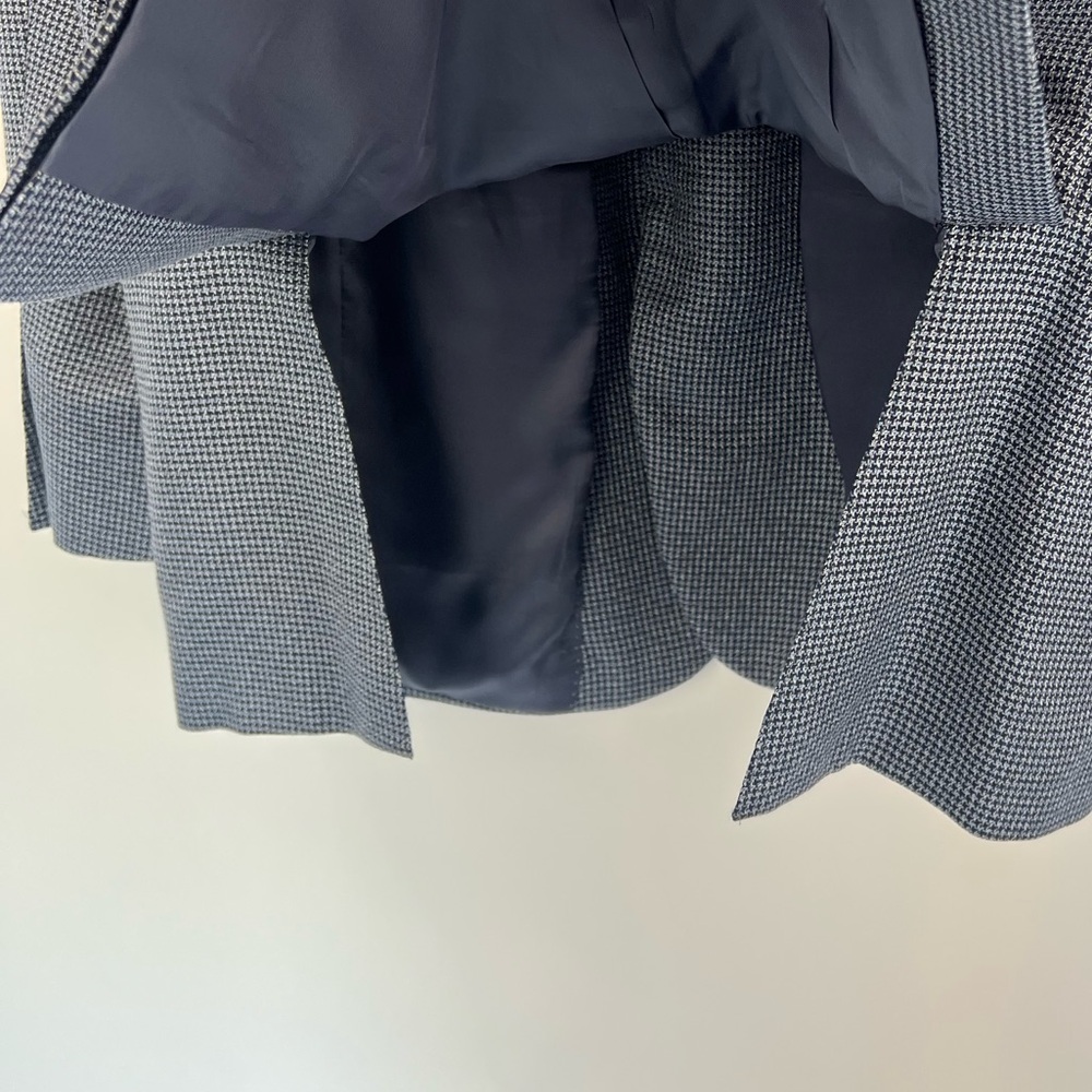 Vtg Hart‎ Schaffner Marx Men’s Blazer 40R – Blue Micro-Houndstooth, Made in USA - Picture 6 of 14